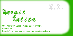 margit kalita business card